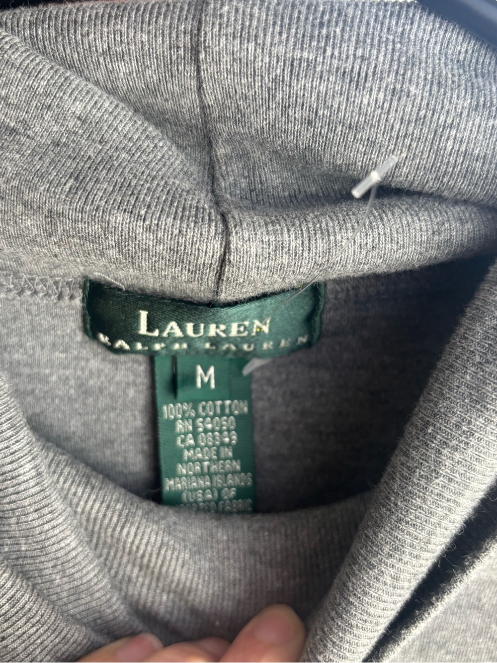 Lauren Ralph Lauren Gray turtle Neck Knit Top - Picture 2 of 3